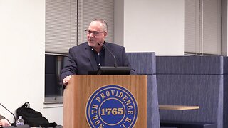 Bob Chiaradio Explains To North Providence School Committee Incongruence Between Their Solid Title IX Compliance And Trans Policies That Hurt Females In Sports