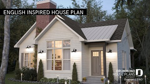 3D Tour of the “Boston Country” House Plan – Cozy 3-Bed / 2-Bath Home