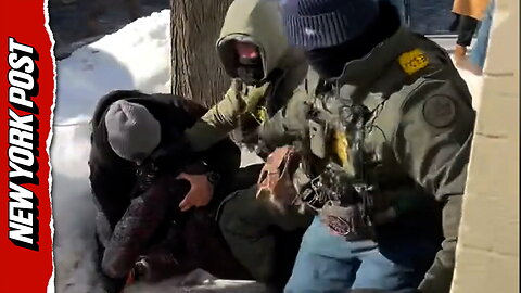 Federal Agents take down man near site of Alex Pretti shooting