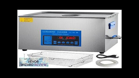 VEVOR 22L Ultrasonic Cleaner 28/40khz Dual Frequency Ultrasonic Cleaner 304 Stainless Steel Review