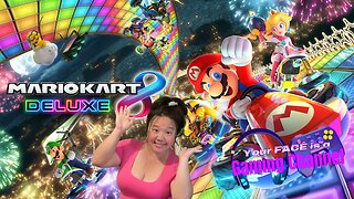 Your FACE is a Gaming Channel! | MARIO KART with THE CHAT!