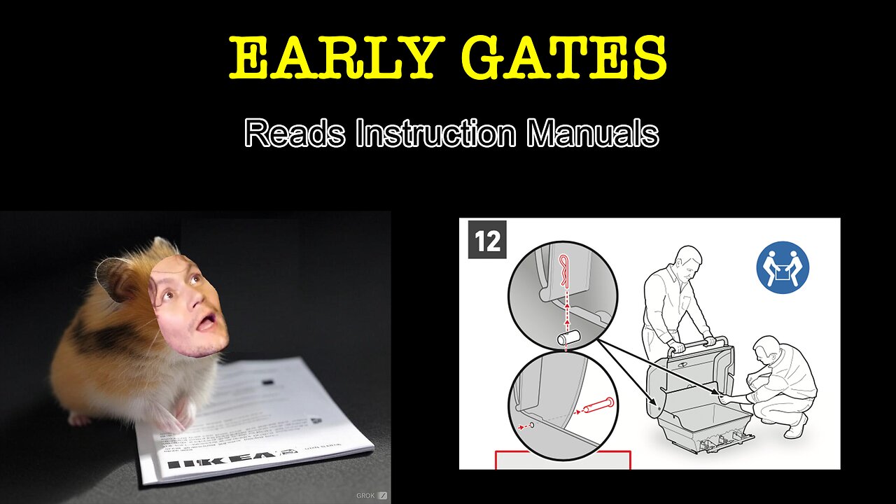 Early Gates Reads Instruction Manuals: Weber Genesis II Outdoor Grill