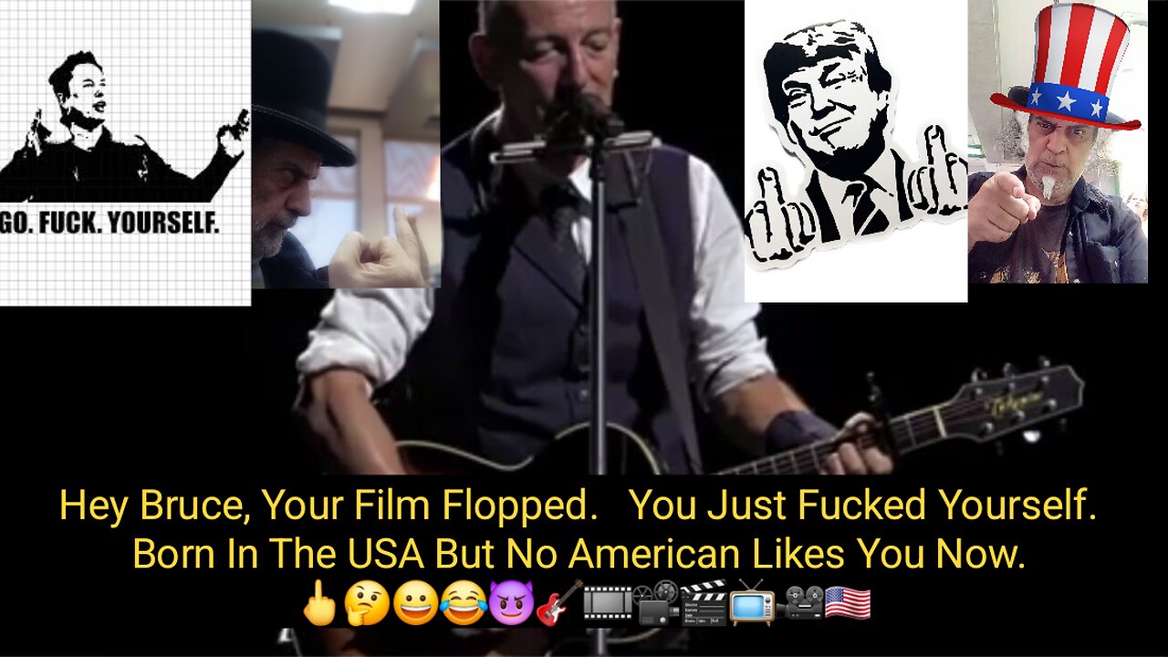 Bruce Springsteen Movie Box Office Flop. 🖕🤔😀😂😈🎸🎞📽🎬📺🎥🇺🇲
