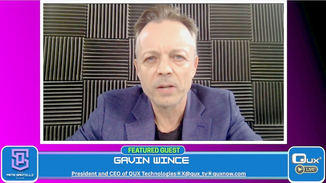 Interview - Gavin Wince, CEO of QUX Technologies & StratMatex