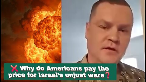 Why Should Americans Pay for Israel's Unjust ?Wars