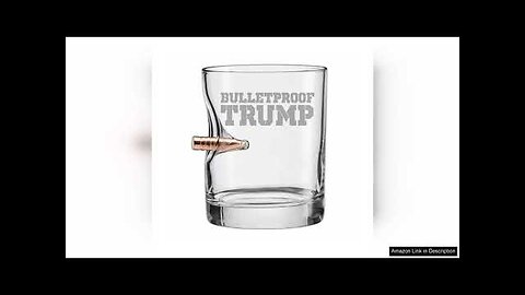 Bulletproof Trump Drinking Glasses Made in the USA MAGA (11oz Review