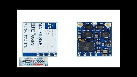 MATEKSYS R24-TD ExpressLRS ELRS 2.4GHz True Diversity Receiver for FPV Racing Drone Review