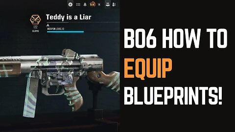 How to Equip Blueprints in BO6 - Quick and Easy Guide!