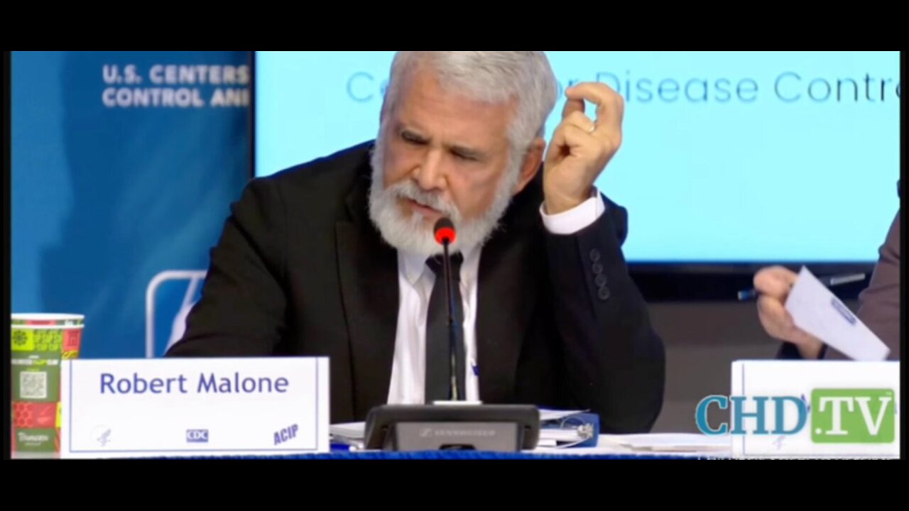 DR. ROBERT MALONE : HEP B VXXX REMOVAL FOR INFANTS