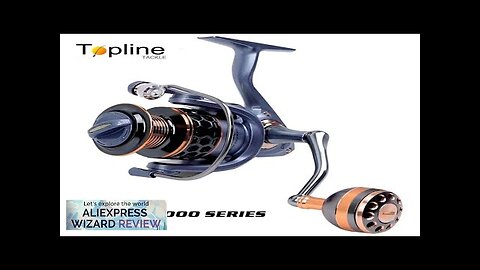 Topline Spinning Fishing Reel 1000 Sea Hot Wheel Freshwater Pesca Front Brake Review