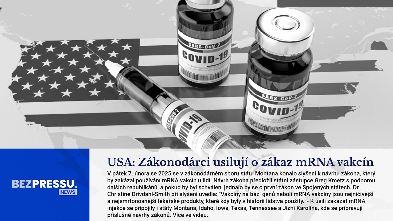 USA: Zákonodárci usilují o zákaz mRNA vakcín