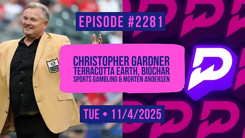 Owen Benjamin | #2281 Christopher Gardner - Terracotta Earth, Biochar, Sports Gambling & Morten Anderson