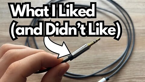 Amazon Basics Headphone Cable - Works Great (But With 1 Flaw)