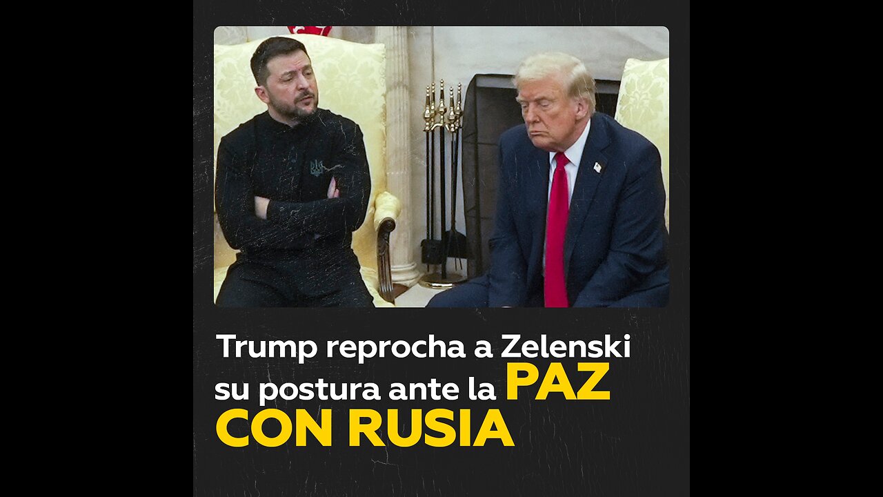 Trump: Zelenski se equivoca al decir que la paz con Rusia está lejana