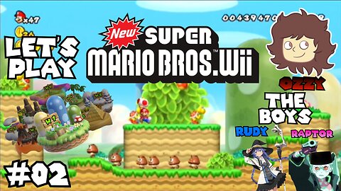 Plans for the Future... Old Let's Play New Super Mario Bros. Wii (Wii) - World 1- #02 w/The Boys