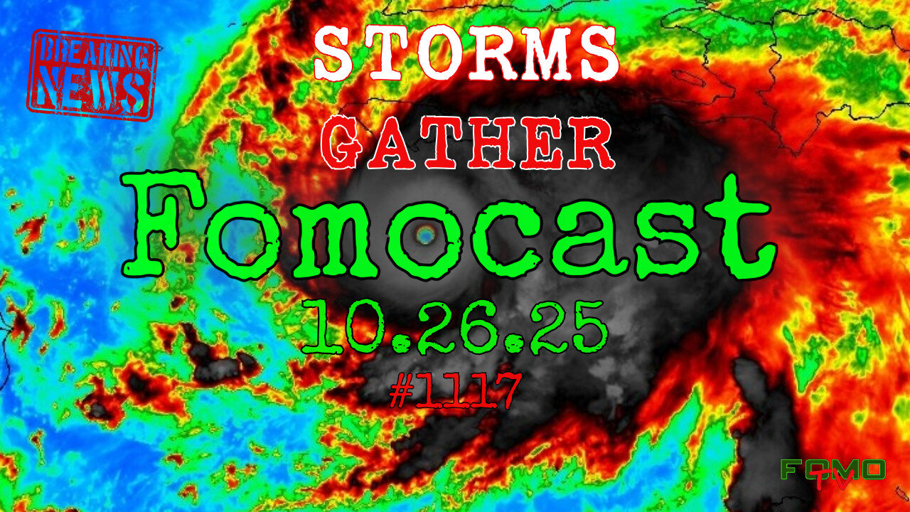 🚨 Jamaica Braces for Cat 5 Destruction — Antifa Camp Cleared & Mysterious Gas Mask Surge | Fomocast 10.26.25