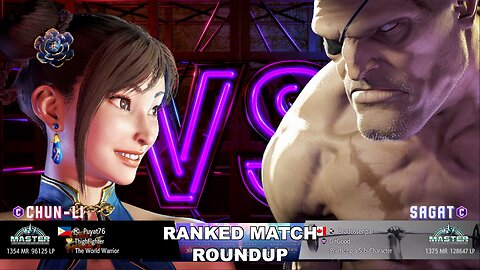 Kuya Kalbo SF6 Ranked Roundup. Chun Li Master Rank [Hori Fight Stick]