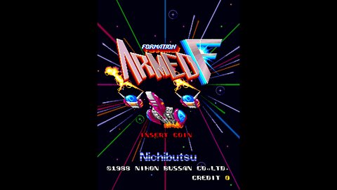 Formation Armed F Arcade Game, Nichibutsu 1988, Longplay