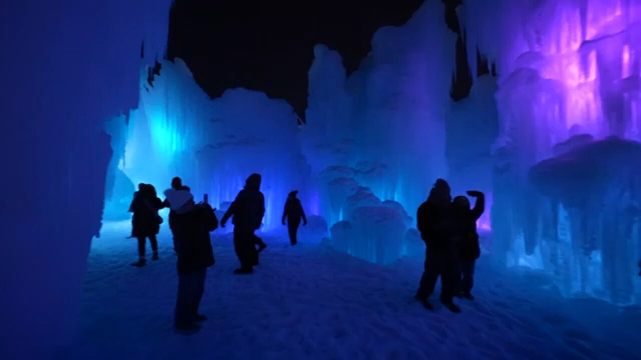 Dazzling Ice Castles draw tourists to annual architectural celebration of ice