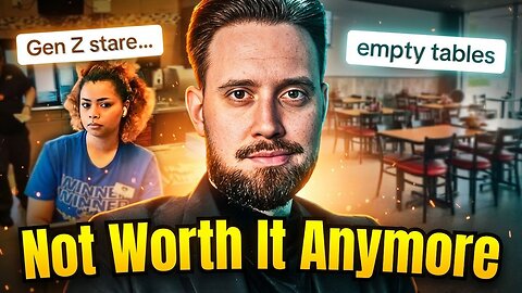 Why Restaurants Are EMPTY & OVERPRICED