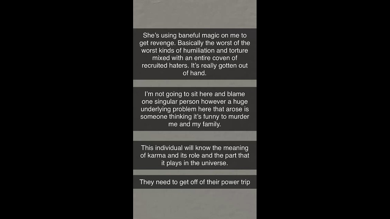 akashicwalker is using Baneful Witchcraft on me