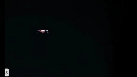 UFO Hovers at Dusk in Iowa