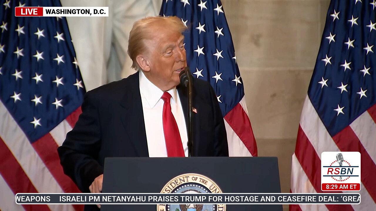 WATCH| President Trump Speaks at the National Prayer Breakfast on Capitol Hill - 2/6/25