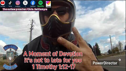 A Moment of Devotion it's not to late for you 1 Timothy 1:12-17 #theoutlawpreacher