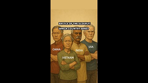 Battle of the elderly! Which country wins?