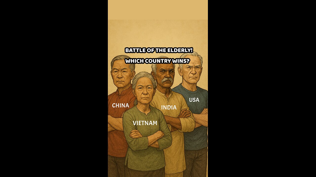 Battle of the elderly! Which country wins?