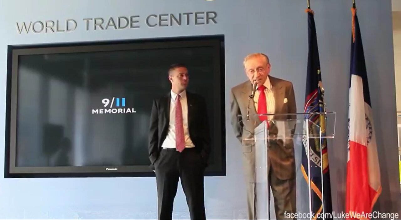 (August 30th, 2011) Zionist shill & WTC Owner Larry Silverstein gets confronted by Luke Rudkowski