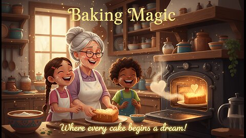 Baking Magic: An Old English Poem About baking a cake for kids