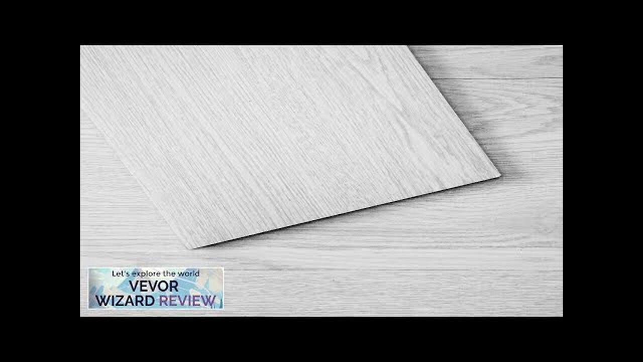 VEVOR Self Adhesive Vinyl Floor Tiles 36 x 6 inch 36 Tiles Review