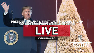 LIVE: President Trump & First Lady Melania Trump Join the National Christmas Tree Lighting - 12/4/25