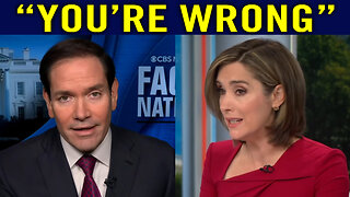 CBS Host CALLED OUT after LYING to Secretary Marco Rubio