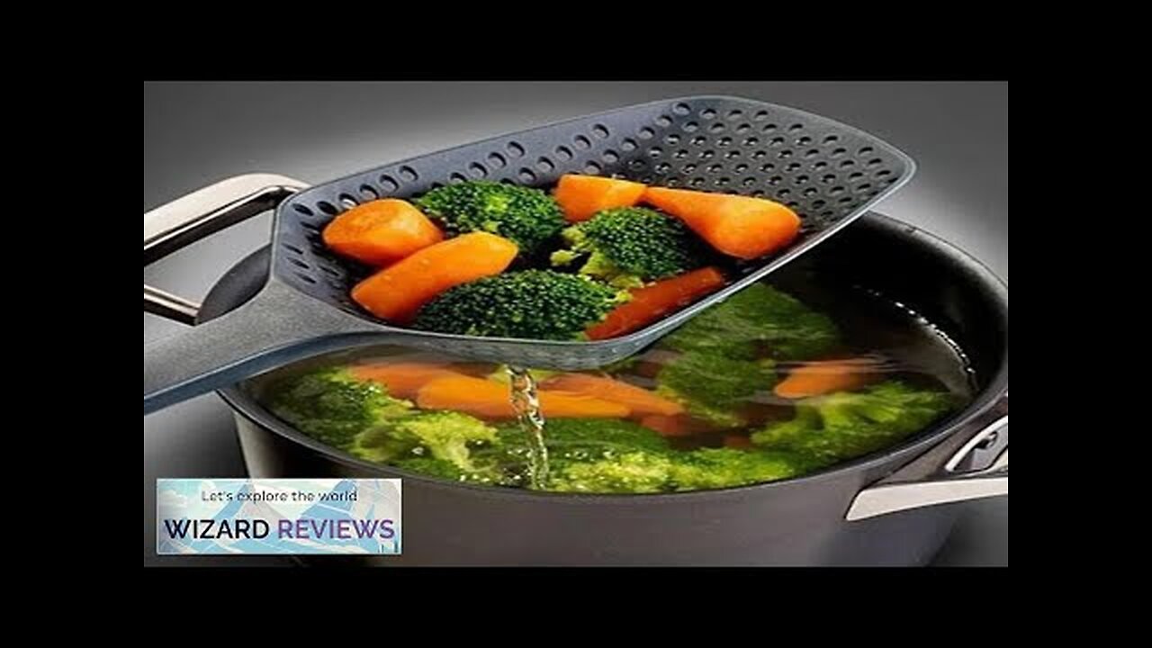 Strainer Spoon Large Funnel Fried Food Strainer Vegetable Food Water Filter Portable Review