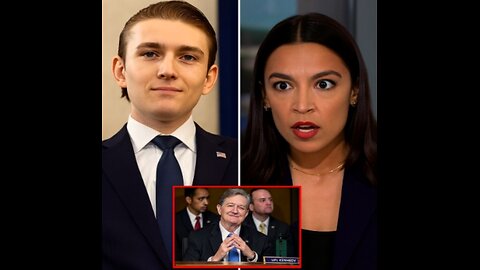 BOMBA: AOC upokorzona – próbowała zmiażdżyć Barrona Trumpa, ale została zmiażdżona przez ...