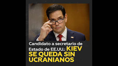 “El problema de Kiev es que se está quedando sin ucranianos”