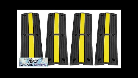 VEVOR 4 PCs 39'' Cable Protector Ramp 18000 lbs Speed Bump Floor Review