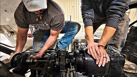 I'd Say We Make A Pretty Good Team Fix'n These Tractors