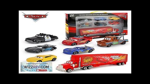 6-7pcs/Set Disney Pixar Car 3 Lightning Mcqueen Uncle Truck Jackson Storm 1:55 Review