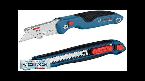 Bosch H11-14100-1 2-Piece Utility Knife Set Folding and Snap-Off Knives Review