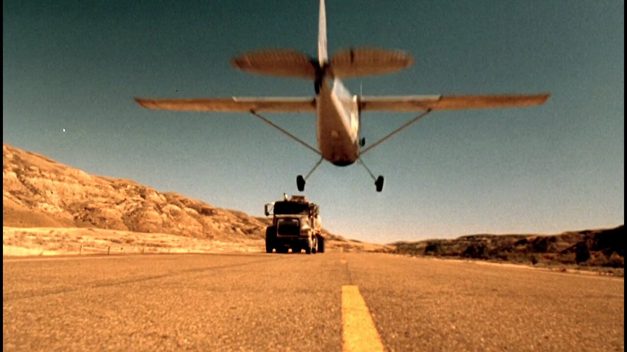 the hitcher 2 plane vs semi truck