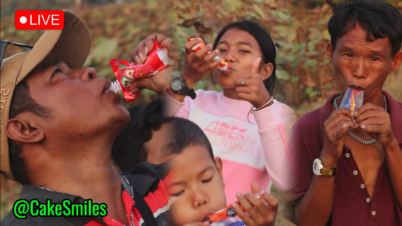 CakeSmiles Live Spreading Joy with FAFA Jelly Lychee Drink! 🍹 #shorts #drink #live