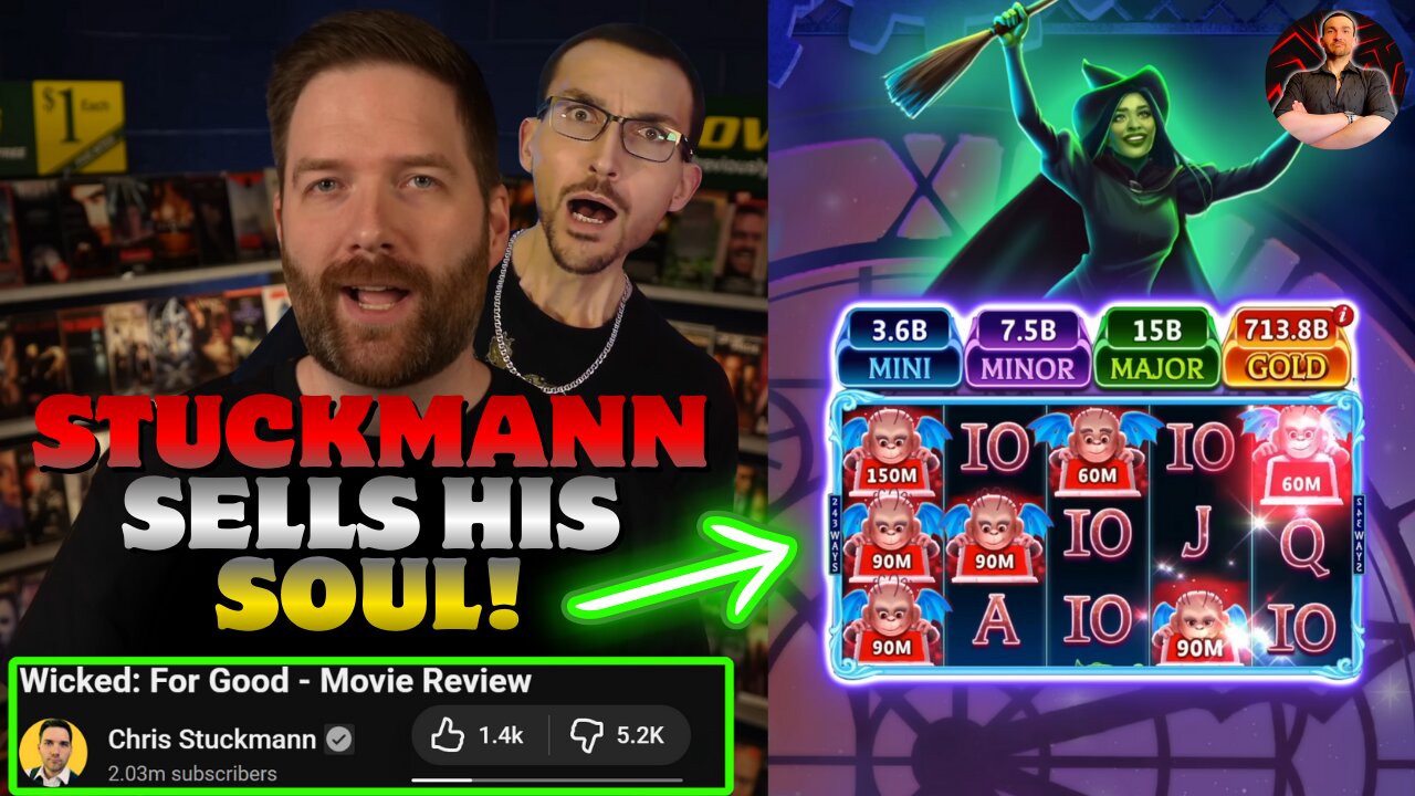 Chris Stuckmann Promotes GAMBLING During Wicked: For Good Review and Everyone is MAD!