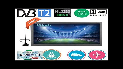 LEADSTAR D16 15.4 Inch Portable Mini Digital TV DVB-T2 ATSC ISDBT Decoder Review