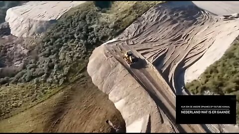 Zeer schokkend deze drone beelden van de duinen in Castricum opname van di 5 nov 2024