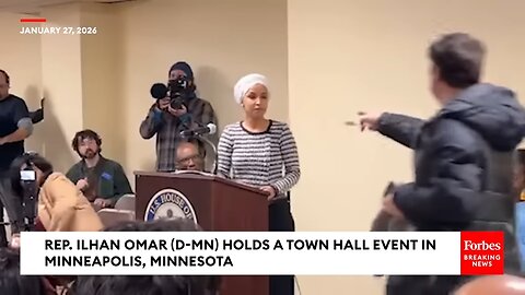 BREAKING NEWS: Ilhan Omar Attacked By Man Spraying Unknown Liquid During Her Minneapolis Town Hall