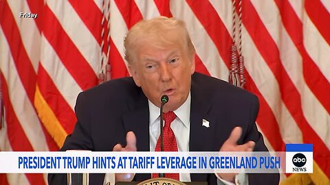 Trump floats tariffs in push to acquire Greenland