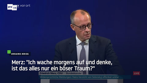 Merz den Tränen nahe bei Selenskij-Treffen in Berlin